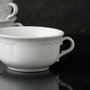Hermia VN412KS00 Set 4 Tazones de Porcelana Blanca 350 ml Aptos para Lavavajillas y Microondas